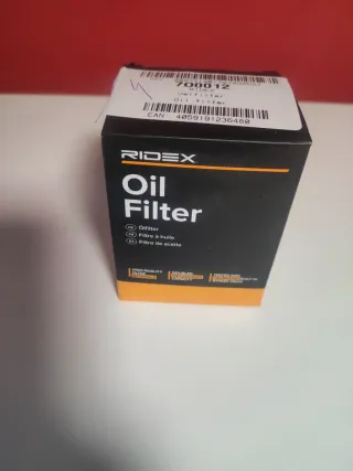 Filtro de Aire RIDEX para Coche y filtro de aceite