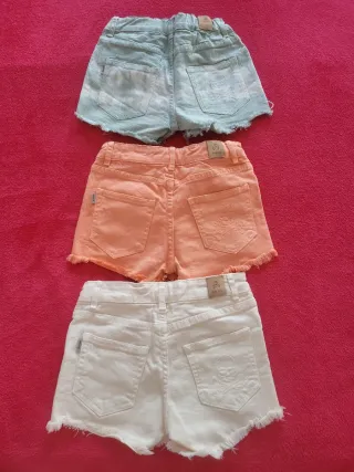Lote 3 shorts niña 8 años Scalpers