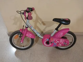Bicicleta Btwin 14 Rosa