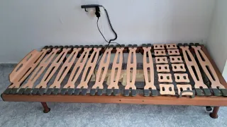Cama articulada eléctrica madera y plástico