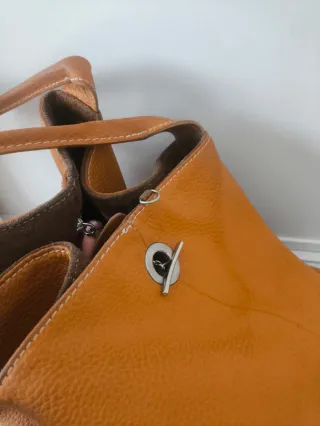 Bolso Tod's Piel Marrón Naranja