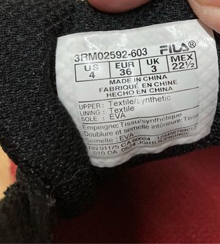 Zapatillas Fila Talla 36