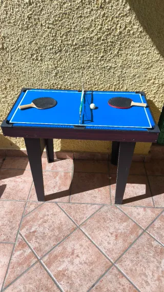 Mesa Mini Multijuego 3 en 1