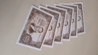 6 Billetes 100 pesetas Julio Romero de Torres SC
