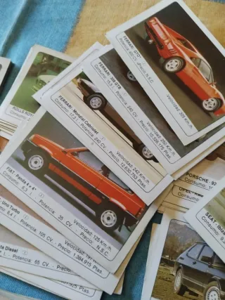 Cromos  antiguos Coches Motor 16