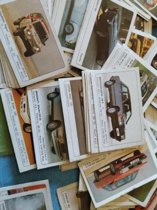 Cromos  antiguos Coches Motor 16