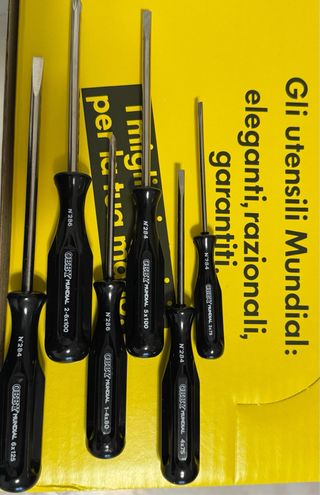Set 6 Cacciaviti Mundial Made in Italy