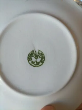Juego de Tazas de Café Porcelana Dorada