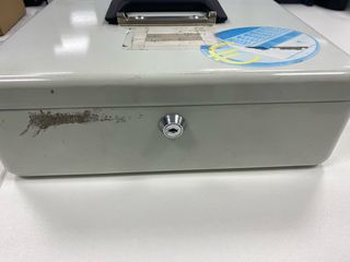 Cassaforte metallica per monete e banconote