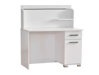 Mesa de comedor ovalada gris y sillas