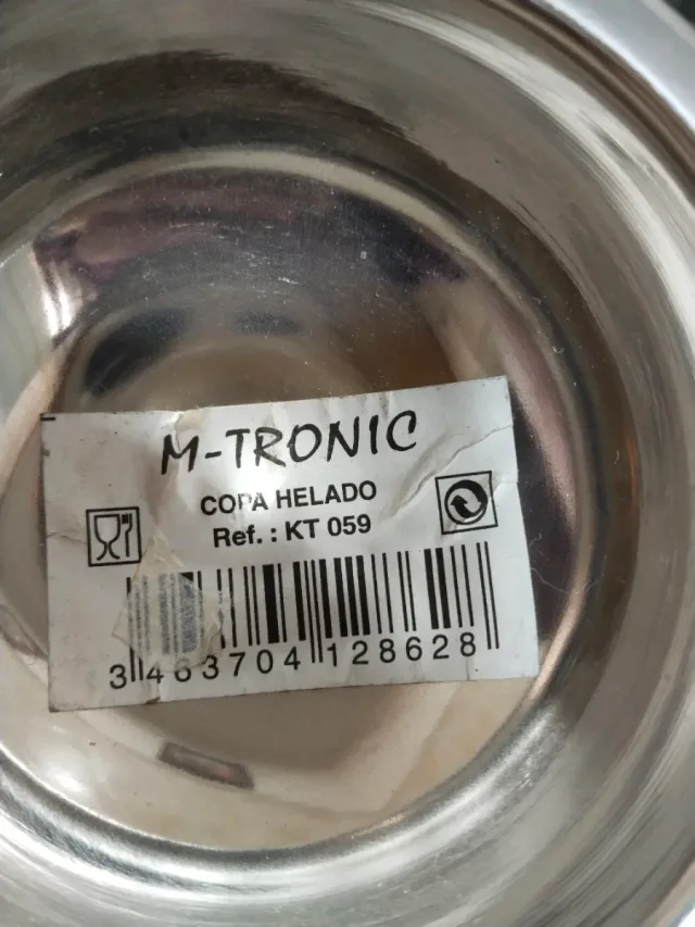 Set de 6 copas para helado