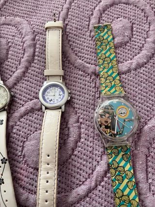 Lote de 5 relojes para piezas