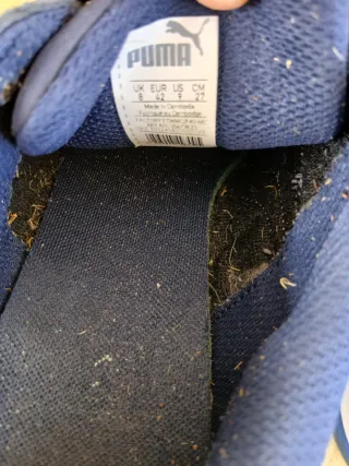 Zapatillas Puma Azul y Gris