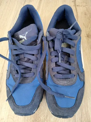 Zapatillas Puma Azul y Gris