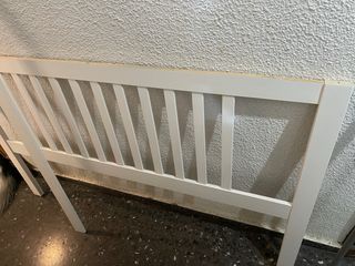 Cabecero Cama Madera Blanco 150 con tara