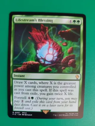 Carta Magic Lifestream's Blessing FFVII