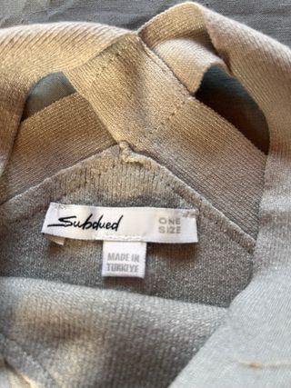 Top Subdued Beige Talla Única