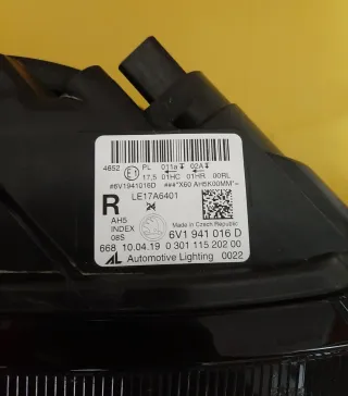 Faro delantero Skoda Fabia