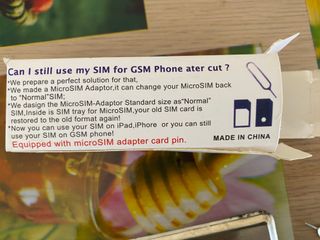 Taglia SIM MicroSIM Cutter per iPhone iPad