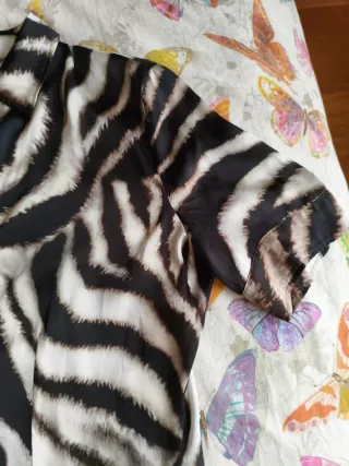 Camisa estampada cebra