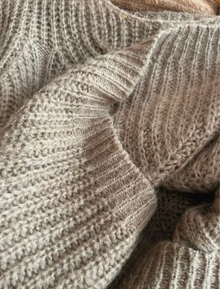 Jersey Sézane beige punto