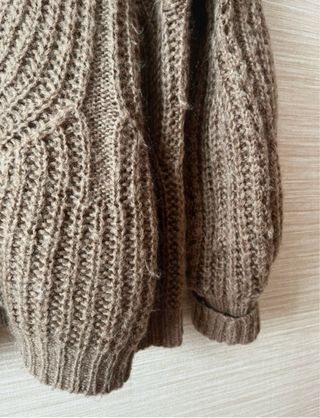 Jersey Sézane beige punto