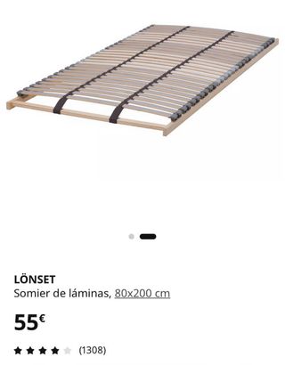 Cama Malm Ikea 160x200 con cajones y somieres