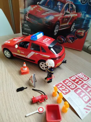 Playmobil Porsche Macan S Bomberos 70277 IMPECABLE