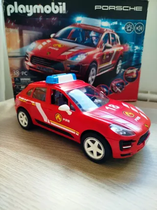 Playmobil Porsche Macan S Bomberos 70277 IMPECABLE