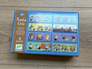 Puzzle trio Djeco 8 puzzles
