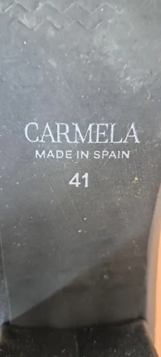 Botas Carmela Talla 41 Negras