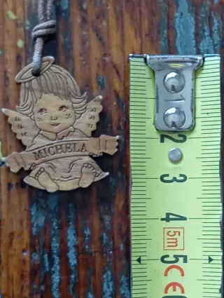 Ciondolo Angioletto in legno