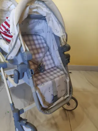 Carrito Gemelar Doble juguete