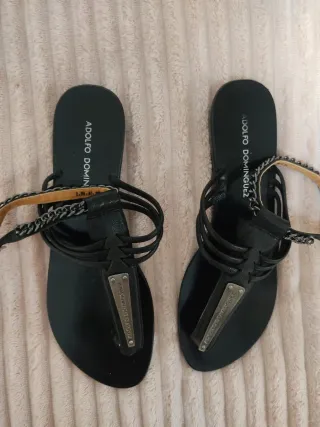 Sandalias planas Adolfo Dominguez