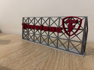 Letreiro Firestone Miniatura