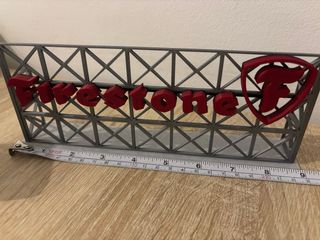 Letreiro Firestone Miniatura