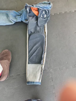 Pantalones vaqueros moto J-FIT Mujer