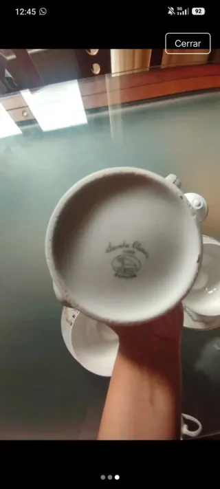 Juego de café de porcelana