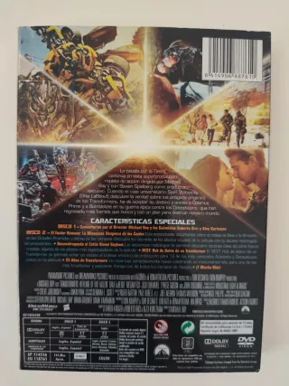 DVD Transformers Edición Especial 2 Discos