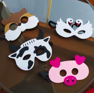 Caretas de animales para niños