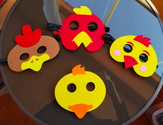 Caretas de animales para niños