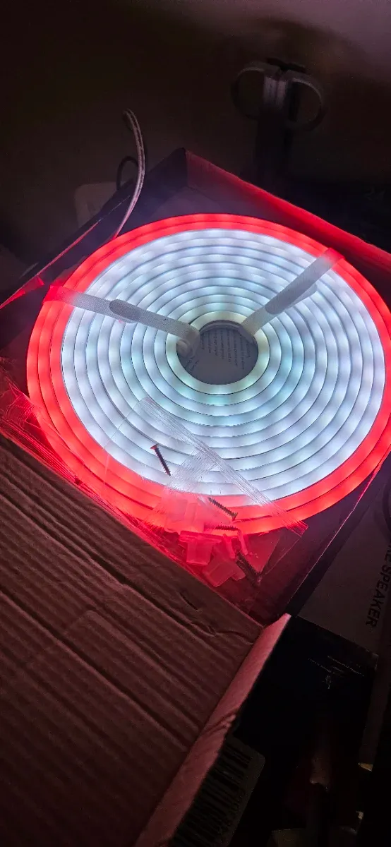 Tira LED Neón Inteligente RGBIC  5m mando y app