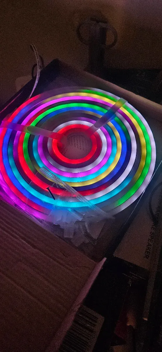 Tira LED Neón Inteligente RGBIC  5m mando y app