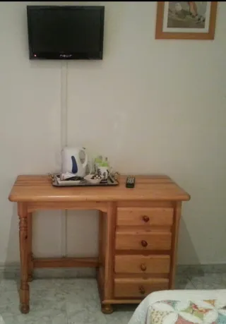 Escritorios de madera.