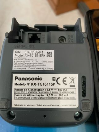 Telefono Cordless Panasonic KX-TG1611 Nuovo non us