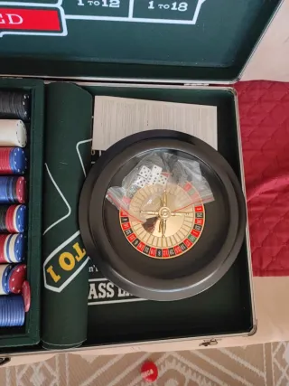 Maletín de juegos de casino