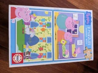 Lote 5 Puzzles Infantiles Disney Peppa Bing Dora
