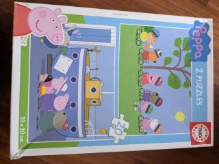 Lote 5 Puzzles Infantiles Disney Peppa Bing Dora