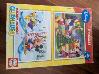 Lote 5 Puzzles Infantiles Disney Peppa Bing Dora