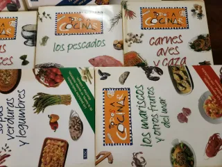 Lote,coleccion,  libros de cocina